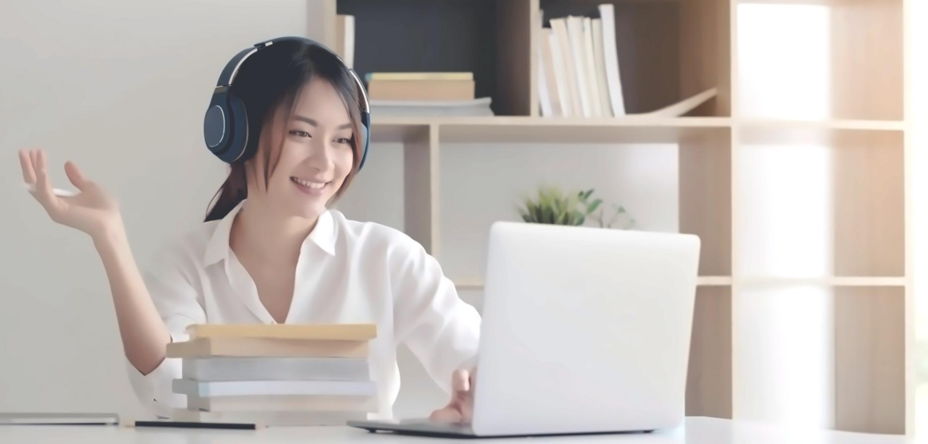 Modern office workspace with financial data visualization displays